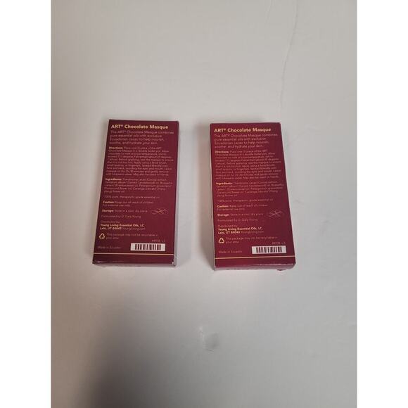 Young Living ART Chocolate Masque 2 Boxes NEW 4 Beauty Masks Moisturizing - Picture 3 of 4